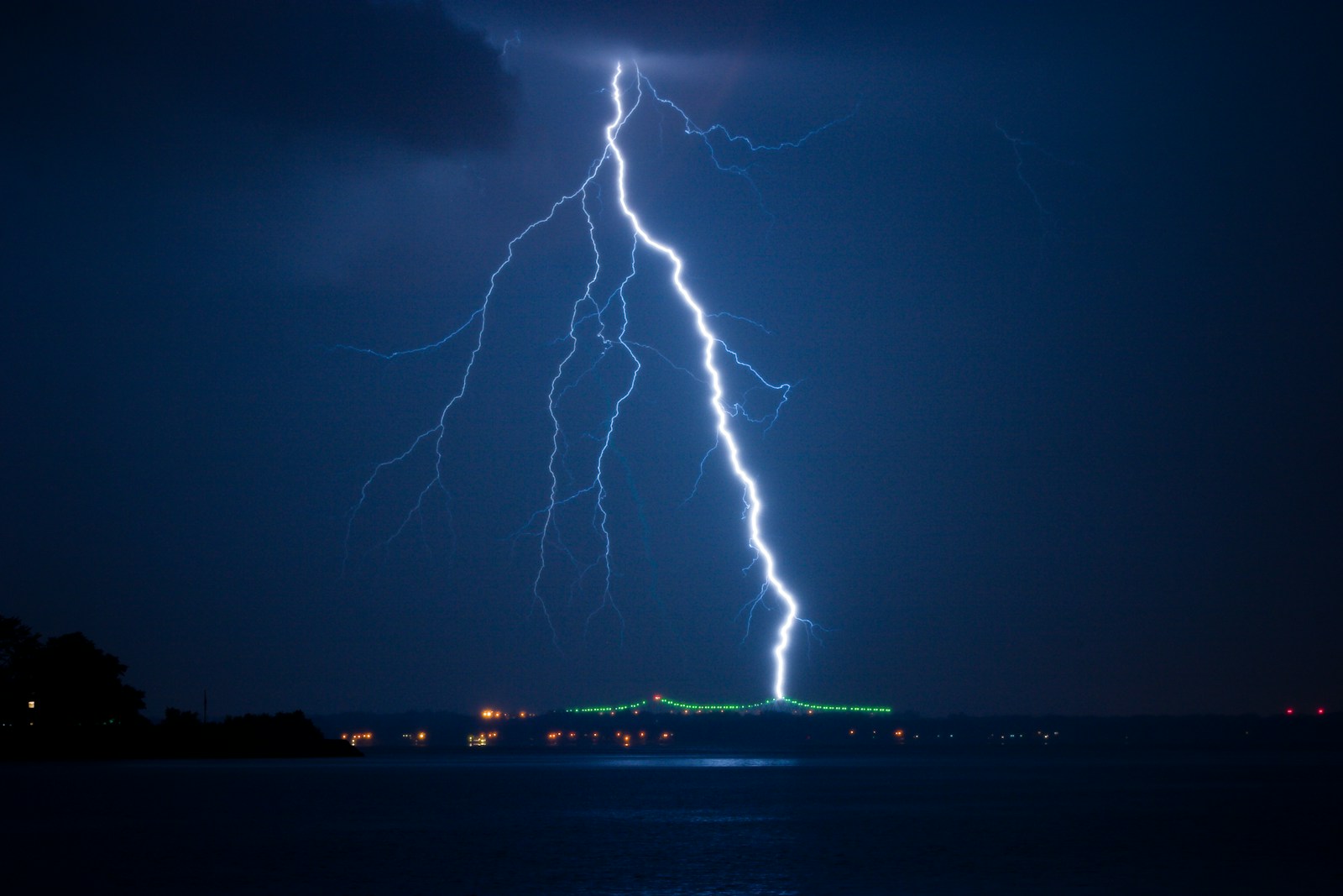 Cruisers Hit by Lightning Strike and Fight for Their Lives