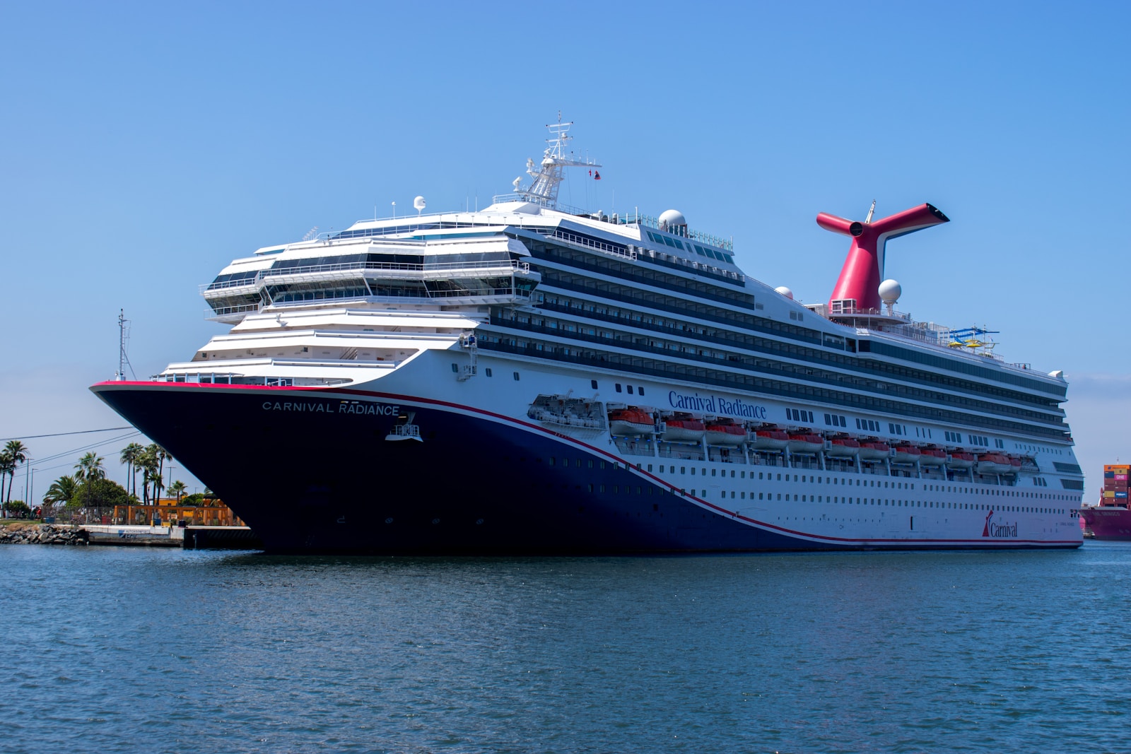 a large cruise ship in a body of water